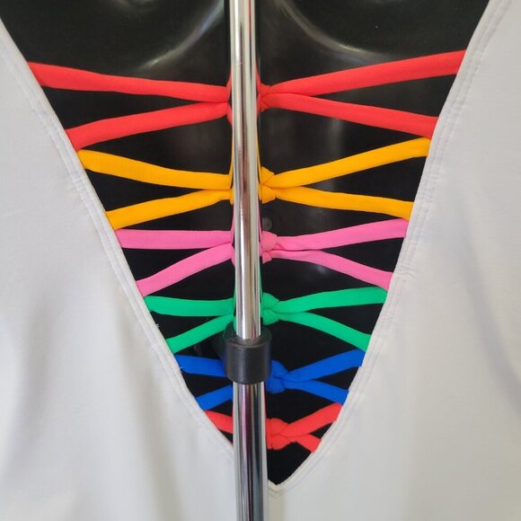 Bleu by Rod Beattie Women's Core-Lace-Down Mio One-Piece Swimsuit - Picture 7 of 8